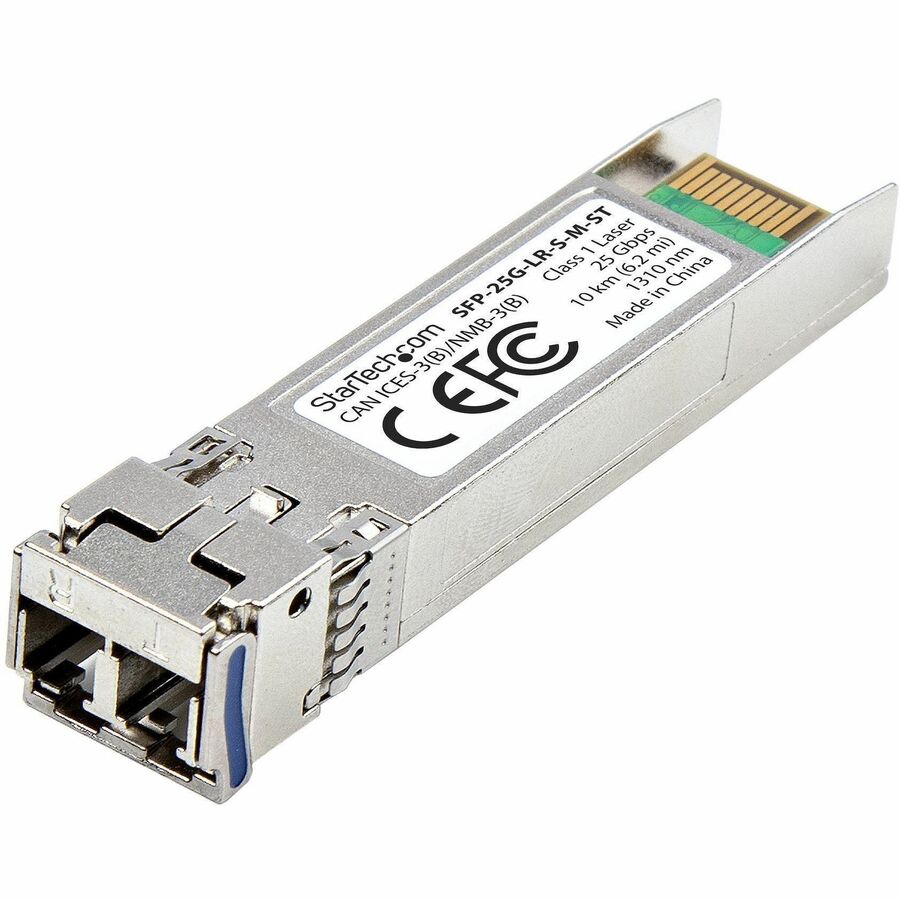 StarTech.com MSA-Compliant SFP-25G-LR-S SFP28 Module, 25Gb Single Mode Fiber (SMF), SFP-25G-LR-S-M-ST