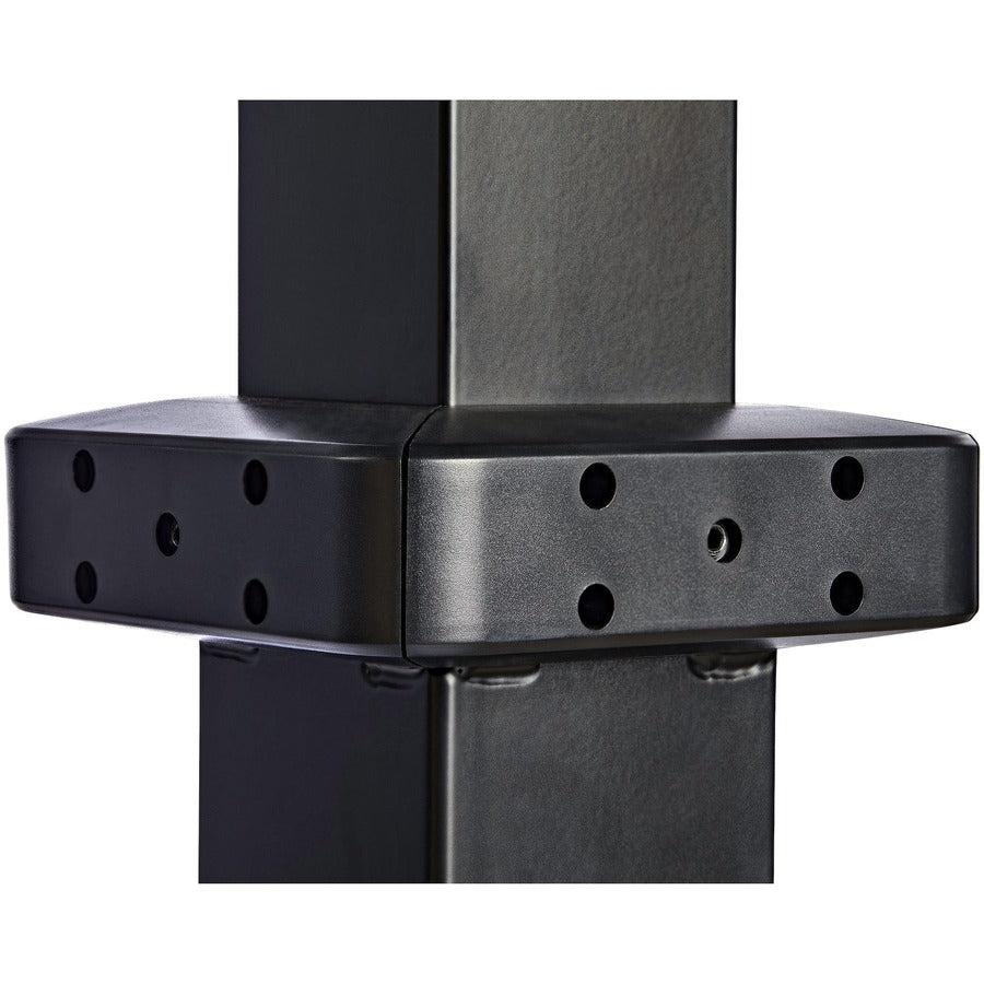 StarTech.com Mobile Standing Desk - Portable Sit-Stand Ergonomic Height Adjustable Cart on Wheels - Rolling Computer/Laptop Workstation STSCART2