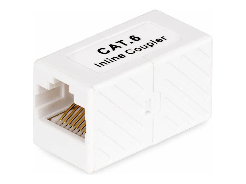 StarTech.com RJ45 Coupler 5-Pack, Inline Cat6 Coupler, Female to Female (F/F) T568 Connector, Unshielded Ethernet Cable Extension IN-CAT6-COUPLER-U5