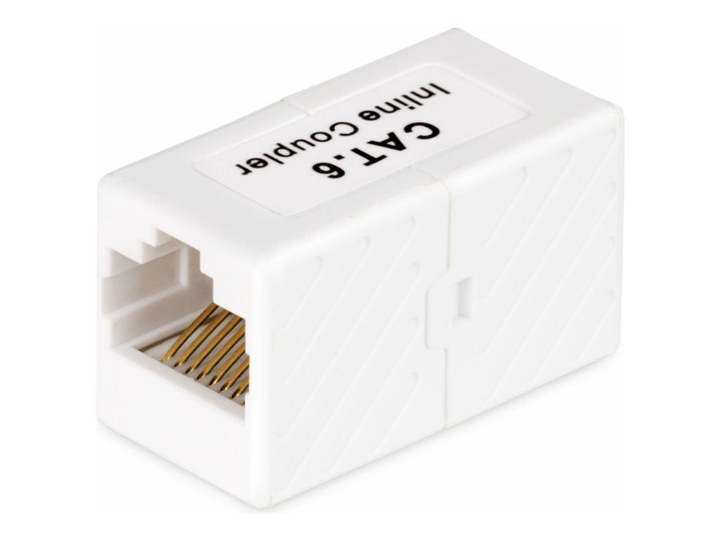 StarTech.com RJ45 Coupler 5-Pack, Inline Cat6 Coupler, Female to Female (F/F) T568 Connector, Unshielded Ethernet Cable Extension IN-CAT6-COUPLER-U5