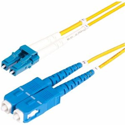 StarTech.com SMLCSC-OS2-15M 15m LC to SC OS2 Fiber Optic Cable