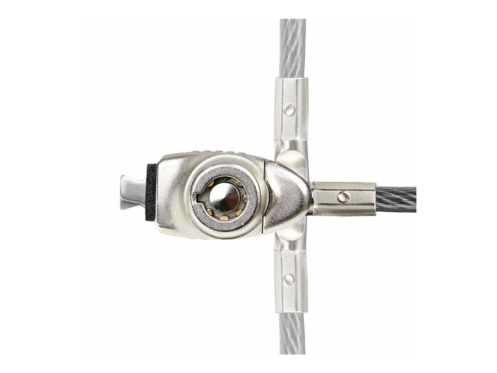 StarTech.com Slim Lock Noble Wedge Slot Compatible, 6.6ft Locking Cable - Security cable lock - anti-theft - 6.6 ft SNBLK-LAPTOP-LOCK