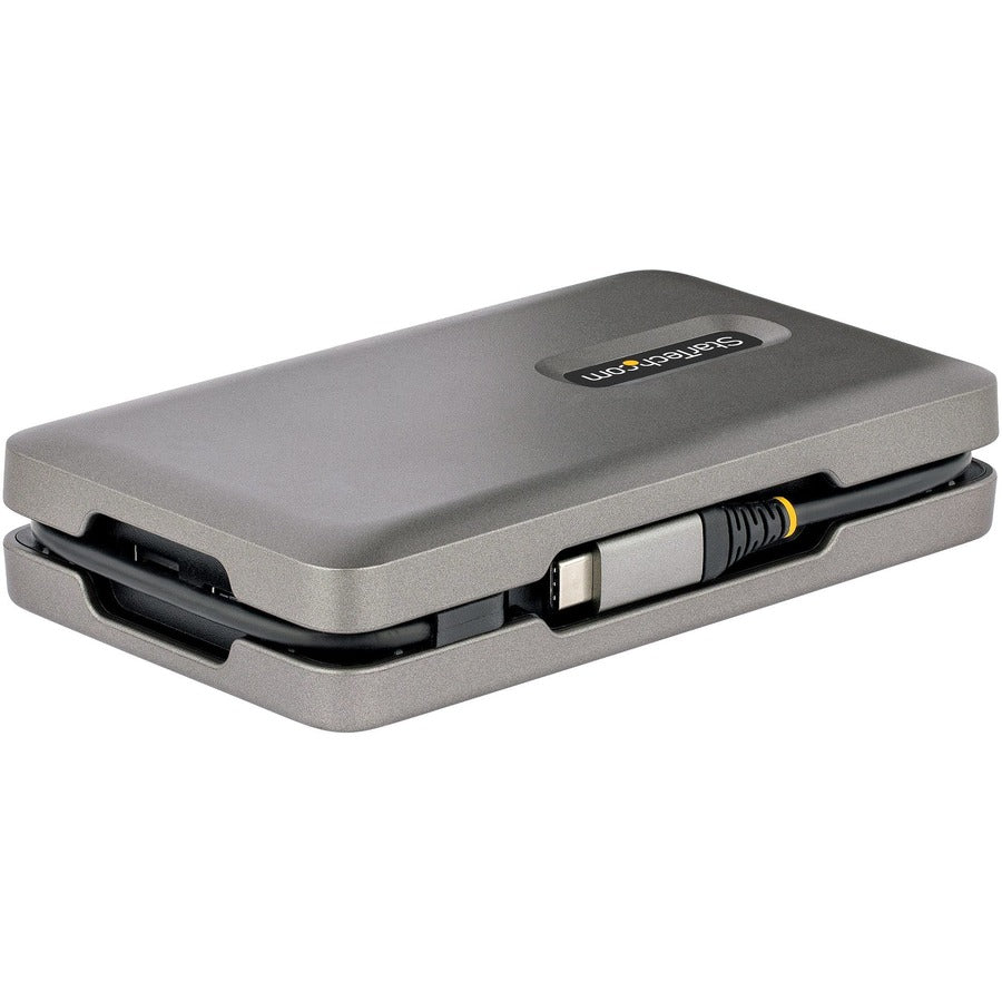 StarTech.com USB-C Multiport Adapter w/USB-C DP Alt Mode Video/4K HDMI/VGA, USB-C Dual Monitor Docking Station, Type C Mini Dock/MST Hub DKM31C3HVCPD