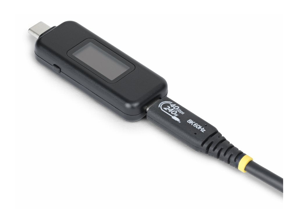 StarTech.com USB-C Power Tester, Bi-Directional Digital Voltage/Current - USB-C power tester - digital multimeter, bi-directional USBC-PWRTESTER