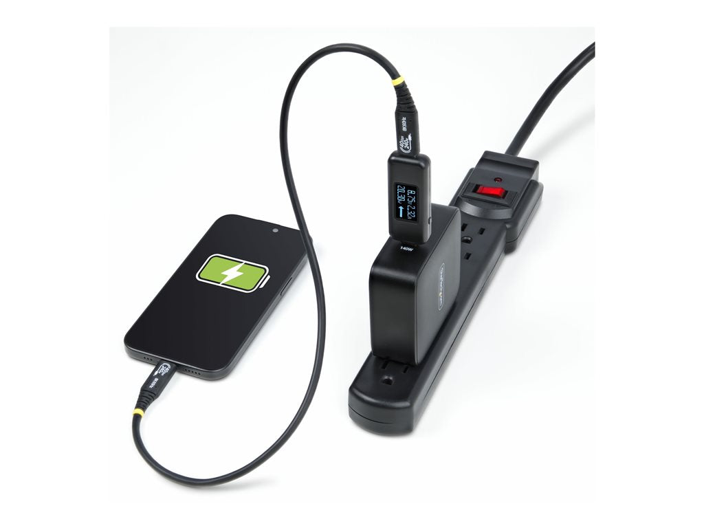 StarTech.com USB-C Power Tester, Bi-Directional Digital Voltage/Current - USB-C power tester - digital multimeter, bi-directional USBC-PWRTESTER