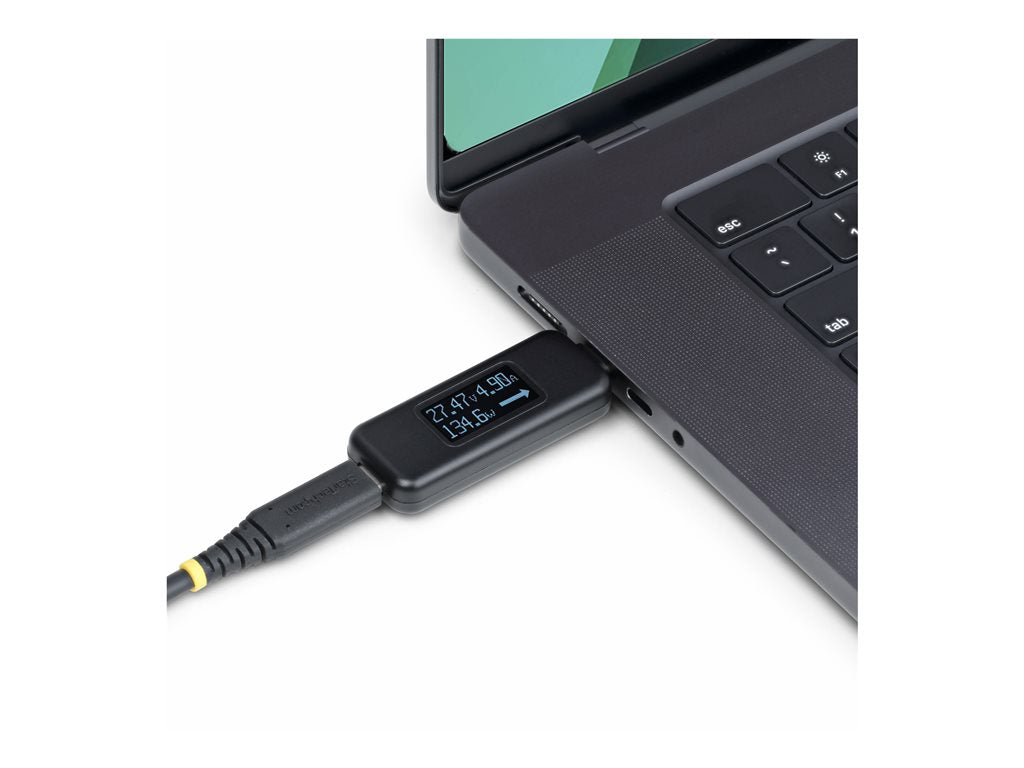 StarTech.com USB-C Power Tester, Bi-Directional Digital Voltage/Current - USB-C power tester - digital multimeter, bi-directional USBC-PWRTESTER
