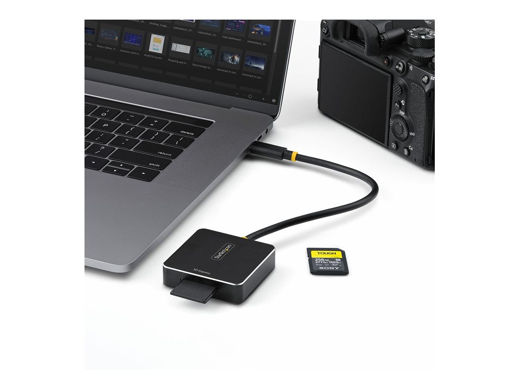 StarTech.com USB-C SD Express Card Reader, USB 10Gbps, Portable Memory Card Reader, USB Type-C to Secure Digital 7.1 Adapter, 1B-USB-C-SDE-ADAPTER