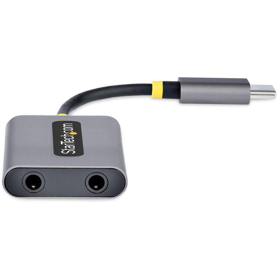 StarTech.com USB Type-C to 2x 3.5mm Audio Adapter