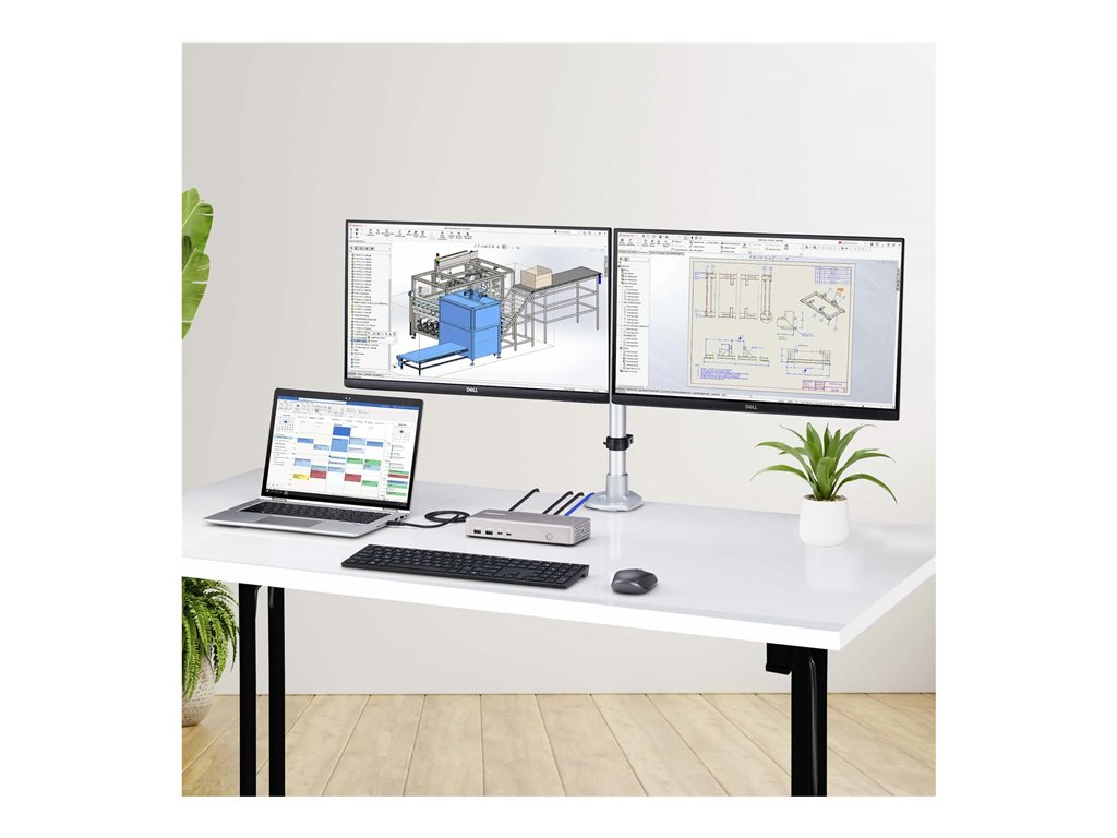 StarTech.com USB4 Docking Station, USB-C 40Gbps, Dual Video HDMI, Up to 2x 4K 60Hz 4:4:4 (RGB) or 2x 4K 120Hz 4:2:2, Multi-Monitor 155NA-USB4-DOCK