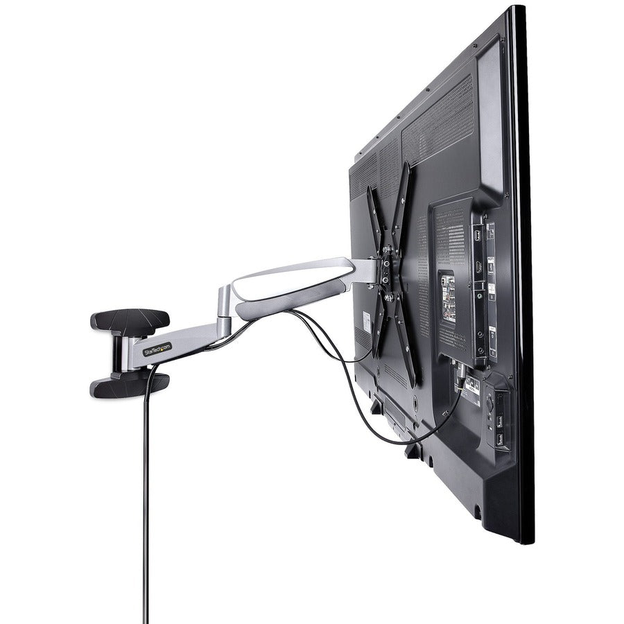 StarTech.com VESA TV Wall Mount, Adjustable Full Motion TV Wall Mount For 23"-55" Displays, Extendable/Tilting/Swivel TV Wall Mount