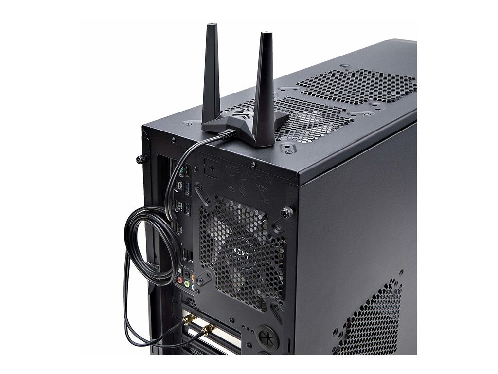 StarTech.com Wi-Fi 6E PCIe Network Card, Bluetooth 5.3, Magnetic Antenna Base, Tri-Band 802.11ax, AX5400 WiFi NIC, Windows/Linux PAX2235-WIFI-6E-CARD