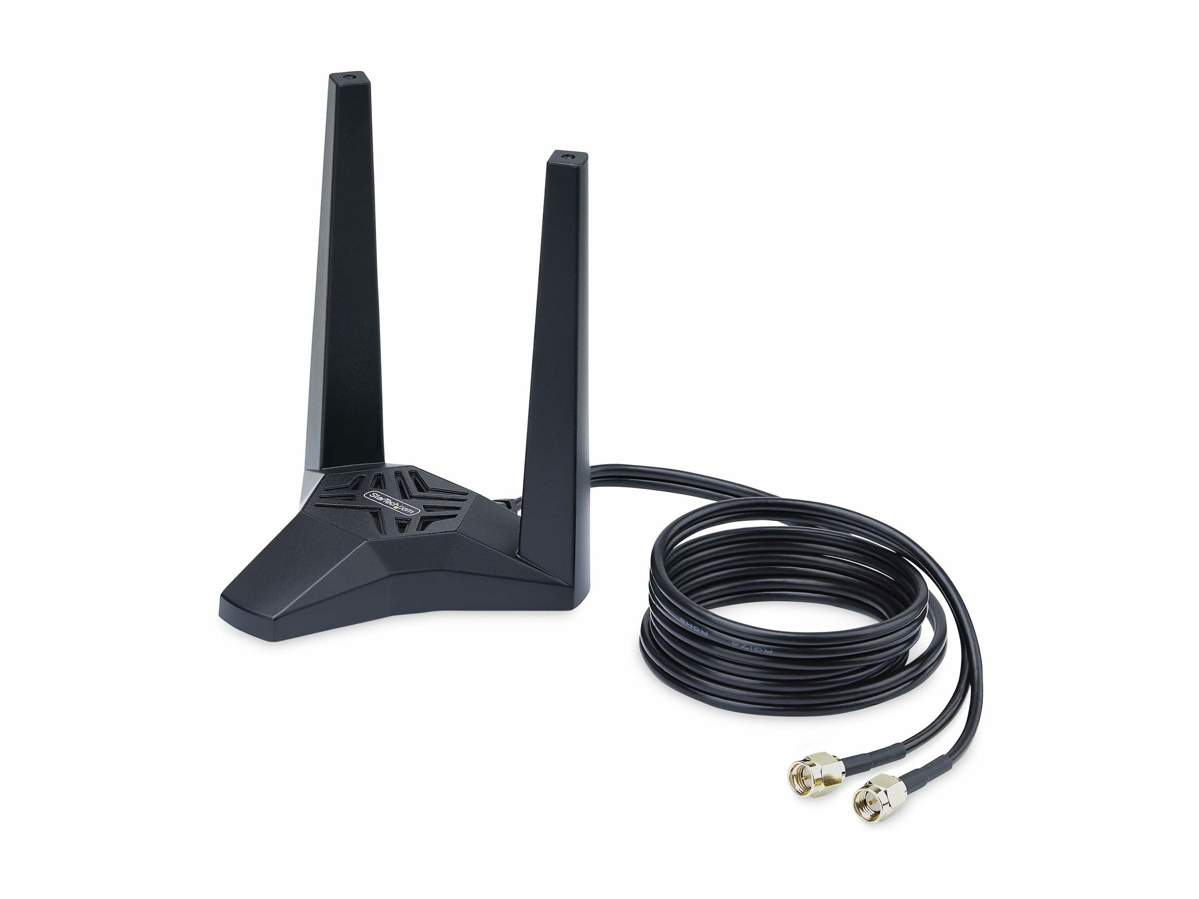 StarTech.com Wi-Fi 6E PCIe Network Card, Bluetooth 5.3, Magnetic Antenna Base, Tri-Band 802.11ax, AX5400 WiFi NIC, Windows/Linux PAX2235-WIFI-6E-CARD