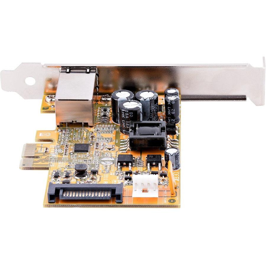 Startech.Com 1 Port 2.5Gbps Poe Network Card, Pcie Ethernet Card, 30W 802.3At Poe Nic For Pc/Servers, Rj45/Network Poe Lan Adapter, Nbaset