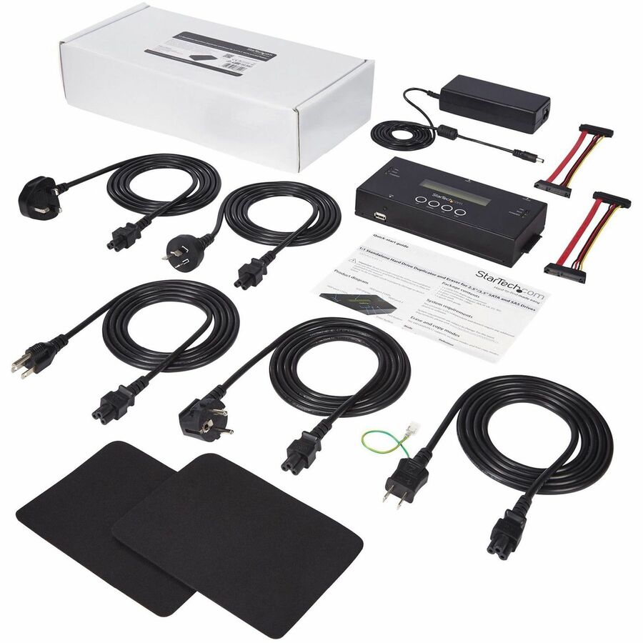 Startech.Com 1:1 Standalone Hard Drive Duplicator And Eraser For 2.5" / 3.5" Sata And Sas Drives