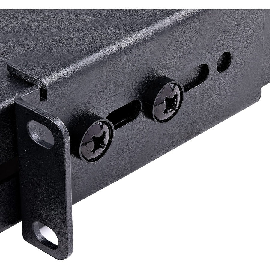 Startech.Com 1U Adjustable Mounting Depth Rack Mount Shelf - Heavy Duty Fixed Rack Shelf - 175Lbs / 80Kg