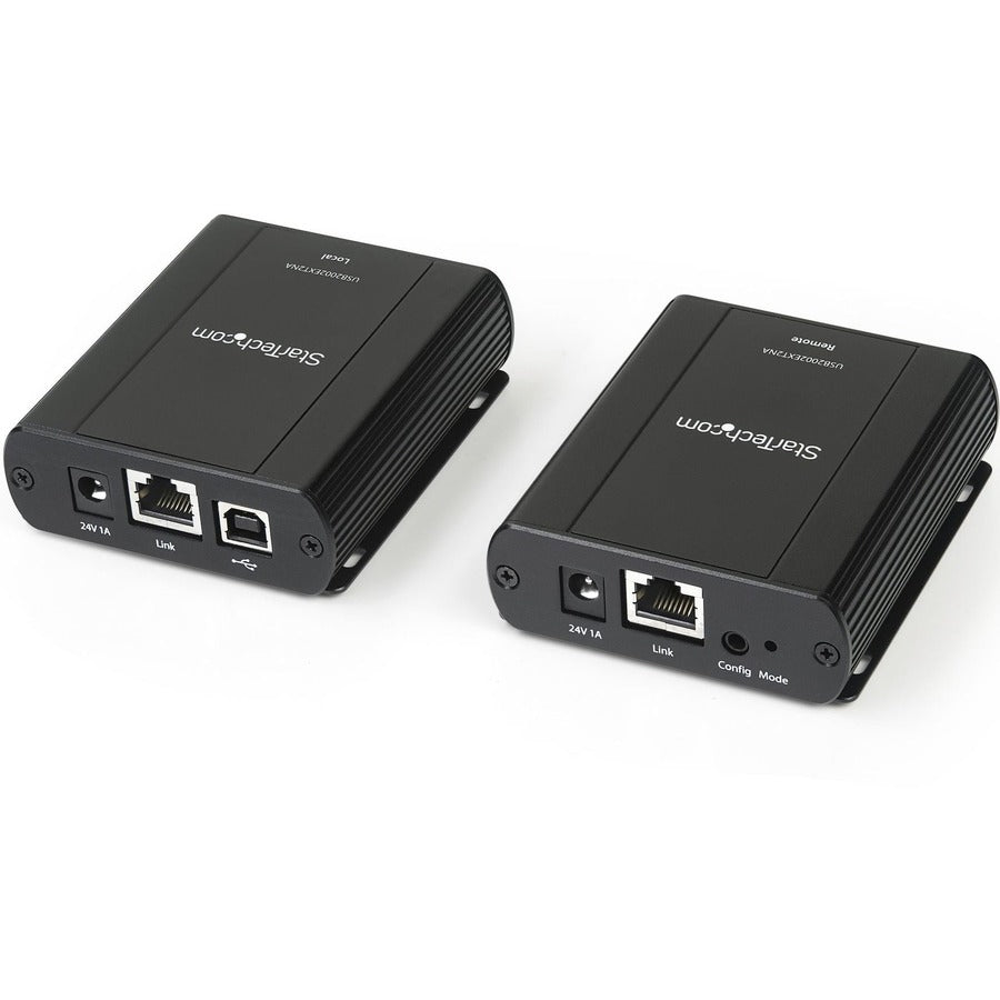 Startech.Com 2 Port Usb 2.0 Extender Hub Over Cat5E/Cat6 Cable (Rj45) - 330Ft/100M Industrial