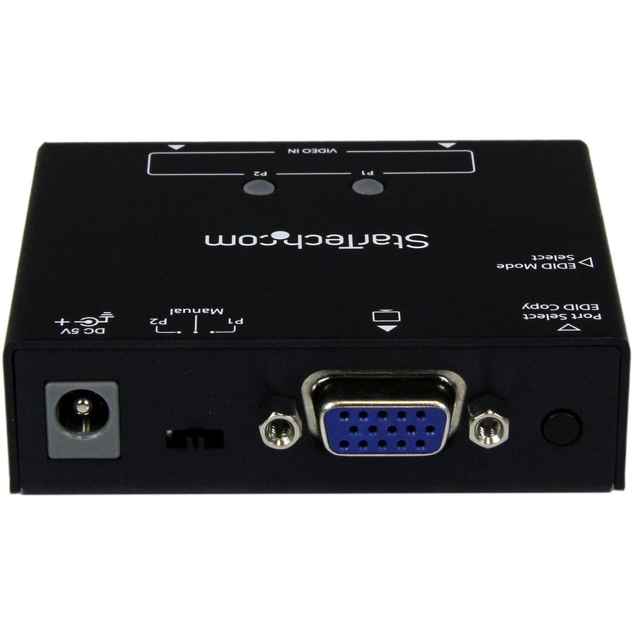 Startech.Com 2-Port Vga Auto Switch Box With Priority Switching And Edid Copy