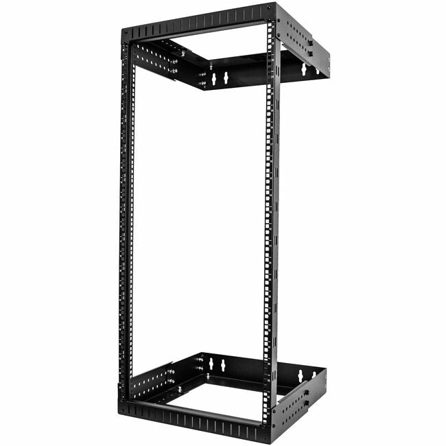 Startech.Com 24U 19" Wall Mount Network Rack, Adjustable Depth 12-20" 2 Post Open Frame Server Room Rack For Av/Data/ It Communication/Computer Equipment/Switch With Cage Nuts & Screws - 24U Adjustable Rack (Rack-24U-20-Wall-Oa) - Rack Open Frame - 2-Post