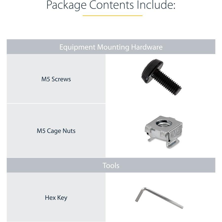 Startech.Com 36U Adjustable 4 Post Server Equipment Open Frame Rack Cabinet