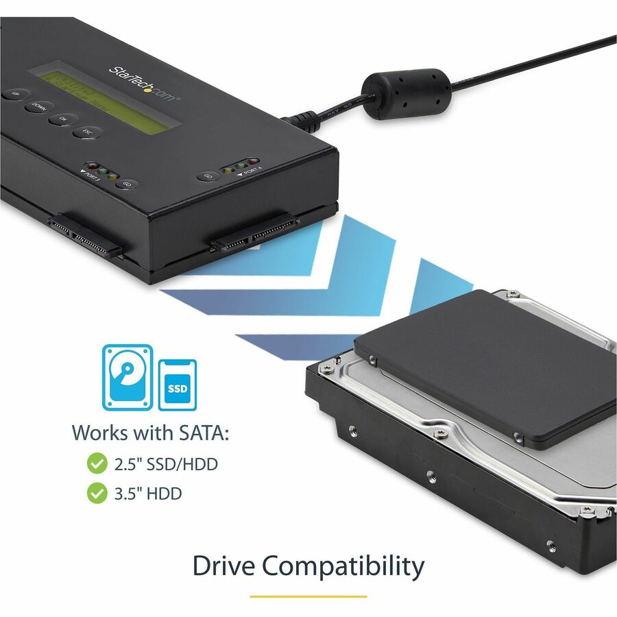 Startech.Com 4 Bay Ssd/Hdd Hard Drive Eraser - 2.5" & 3.5" Sata - Hostless Standalone Secure Erase