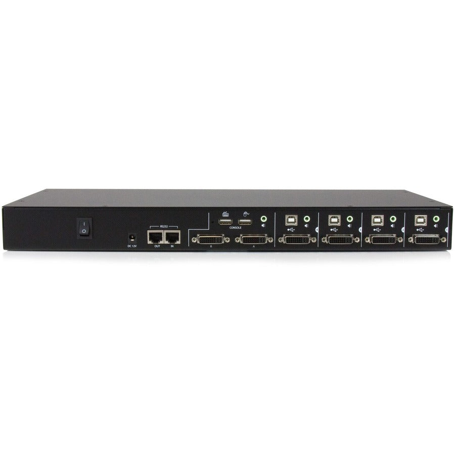 Startech.Com 4 Port Dvi Usb Kvm Switch With Dual Dvi Console And Quad-View 4-In-1 Display