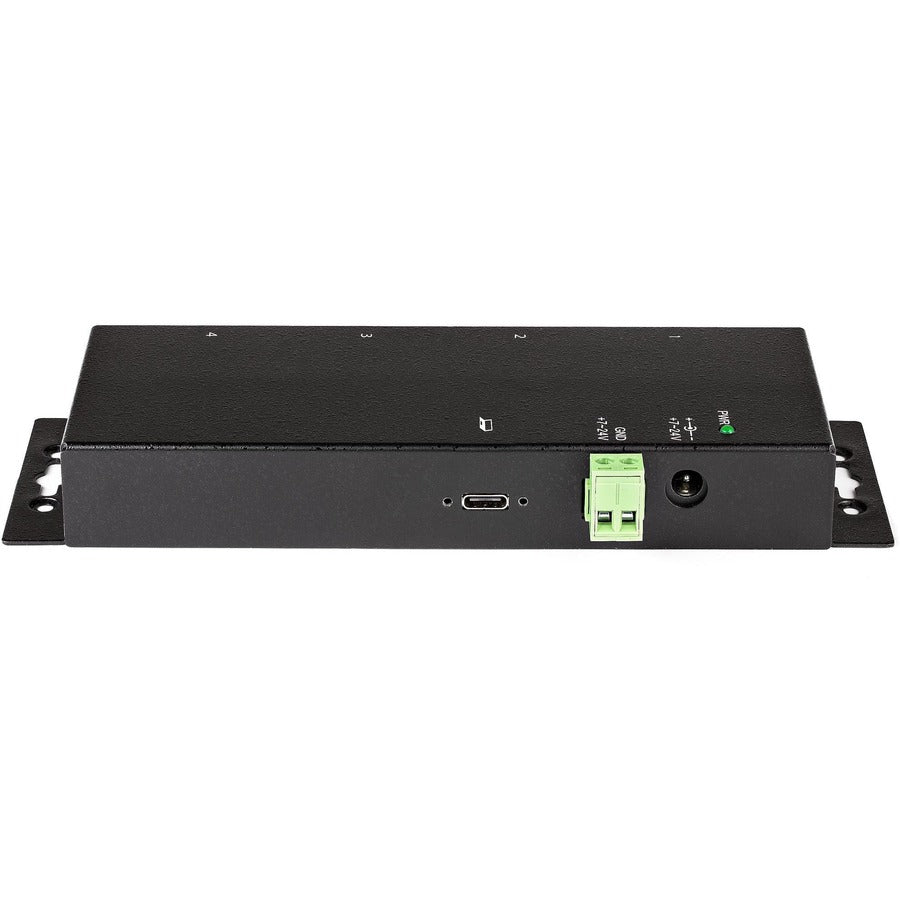 Startech.Com 4 Port Usb C Hub 10Gbps - Metal Industrial Usb-C Hub - 2X Usb-C & 2X Usb-A - Esd