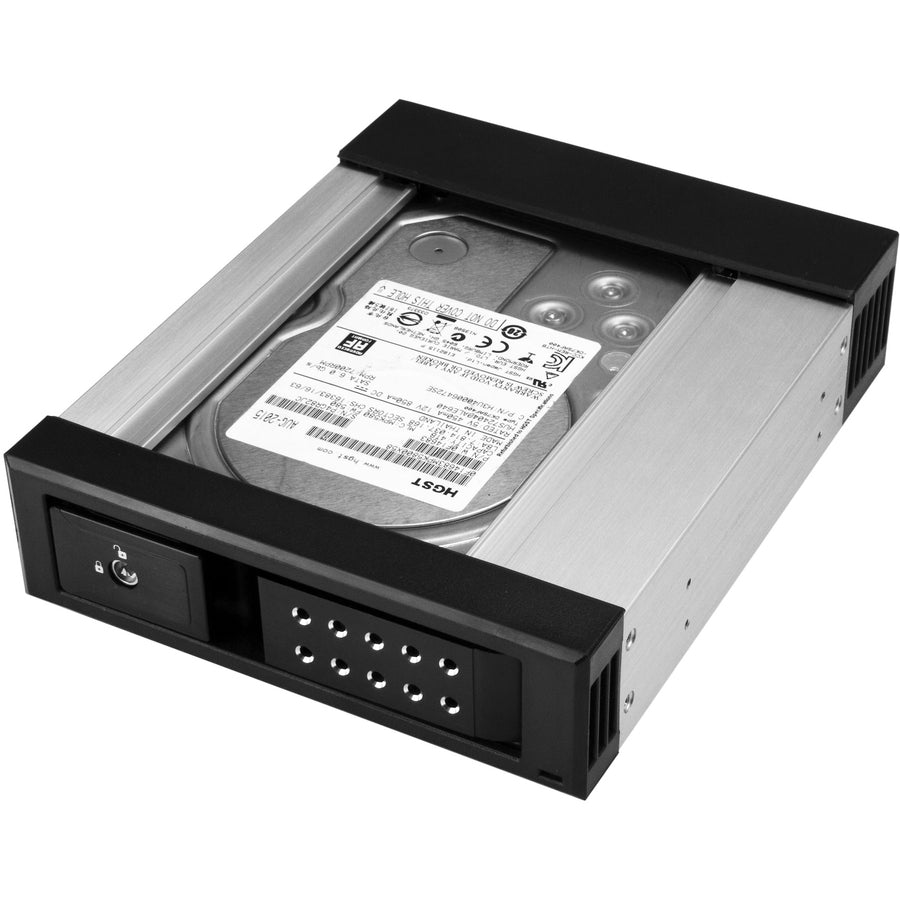 Startech.Com 5.25 To 3.5 Hard Drive Hot Swap Bay - For 3.5" Sata/Sas Drives - Trayless - Aluminum