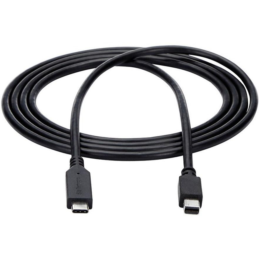 Startech.Com 6 Ft. (1.8 M) Usb-C To Mini Displayport Cable - 4K 60Hz - Black