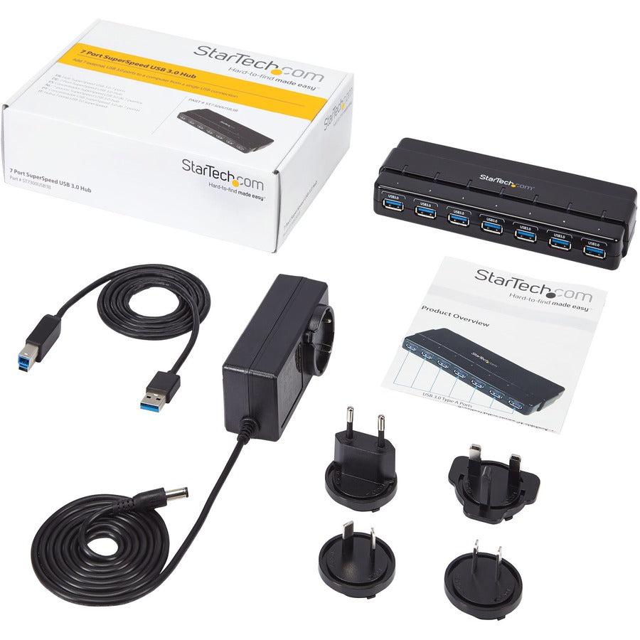 Startech.Com 7 Port Usb 3.0 Hub - Desktop