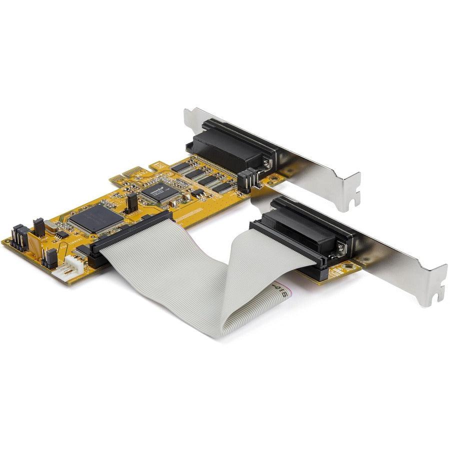 Startech.Com 8-Port Pci Express Rs232 Serial Adapter Card - Pcie Rs232 Serial Card - 16C1050 Uart