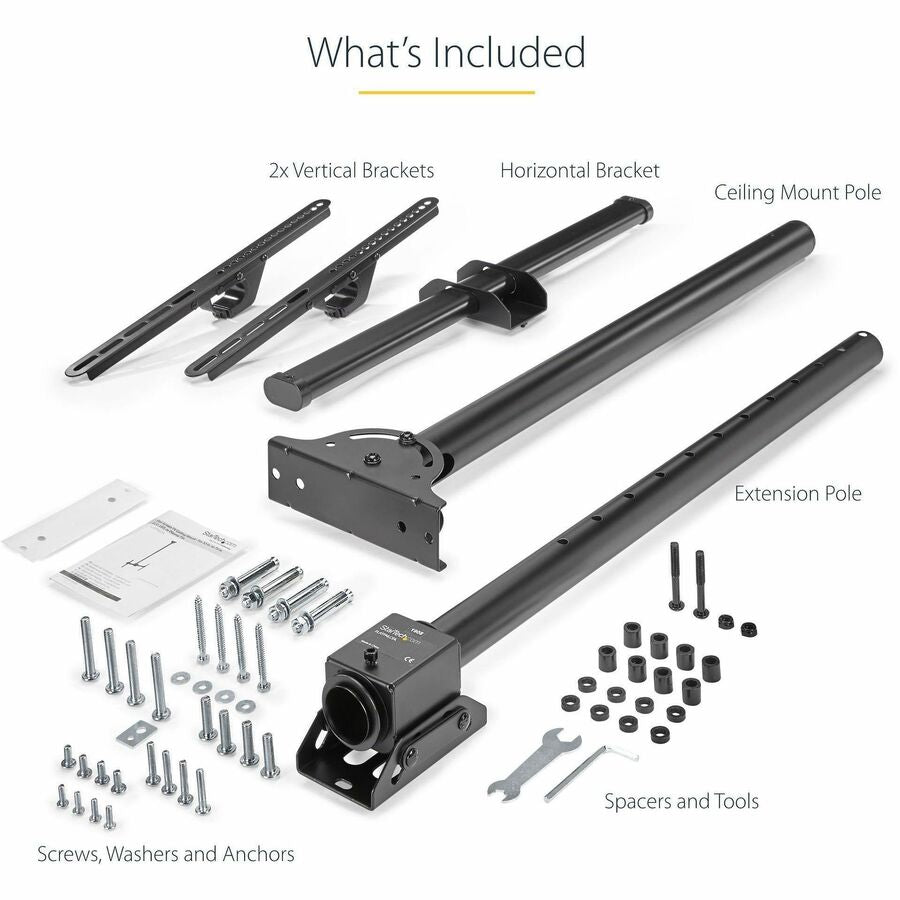 Startech.Com Ceiling Tv Mount - 3.5' To 5' Pole