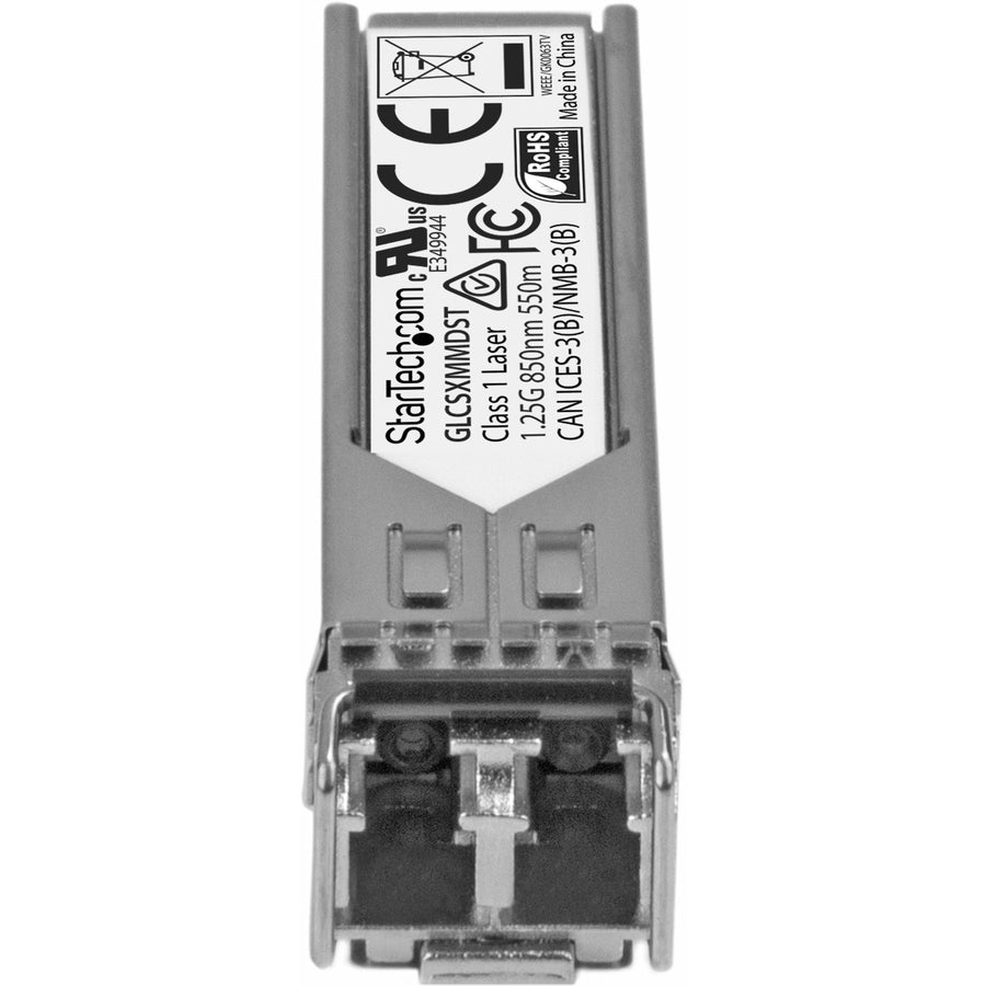 Startech.Com Cisco Glc-Sx-Mmd Compatible Sfp Module - 1000Base-Sx - 1Ge Gigabit Ethernet Sfp 1Gbe Multimode Fiber Mmf Optic Transceiver Glcsxmmdst
