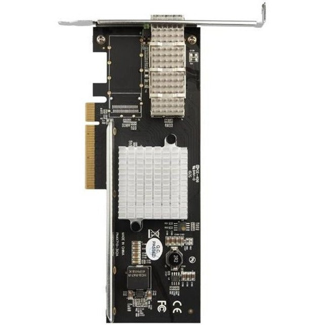 Startech.Com Dual Port 40G Qsfp+ Network Card - Intel Xl710 Open Qsfp+ Converged Adapter Pcie 40 Gigabit Fiber Ethernet Server 40Gbe Nic