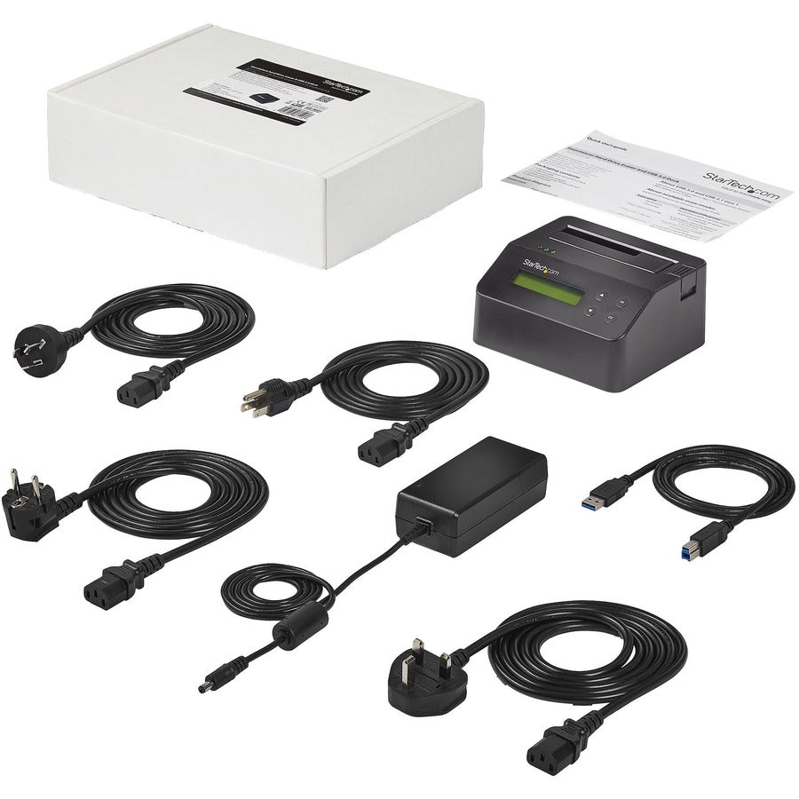 Startech.Com Hard Drive Eraser And Docking Station - Standalone W/ 4Kn Support