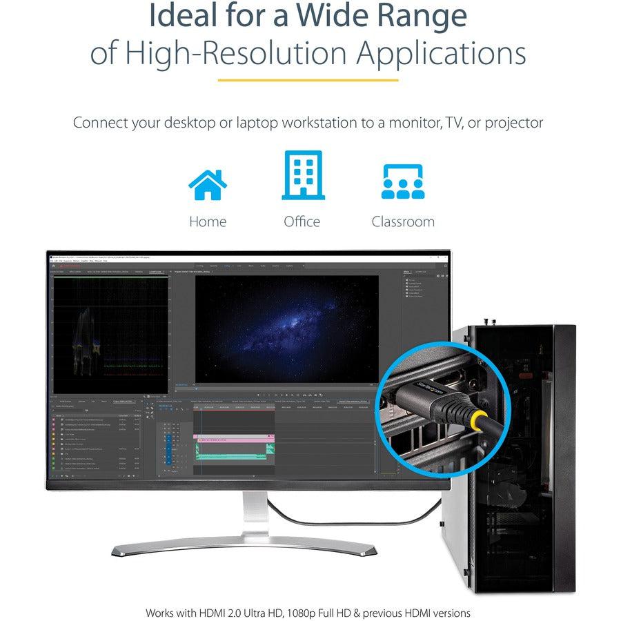 Startech.Com Hdmmv1M Hdmi Cable 1 M Hdmi Type A (Standard) Black, Grey