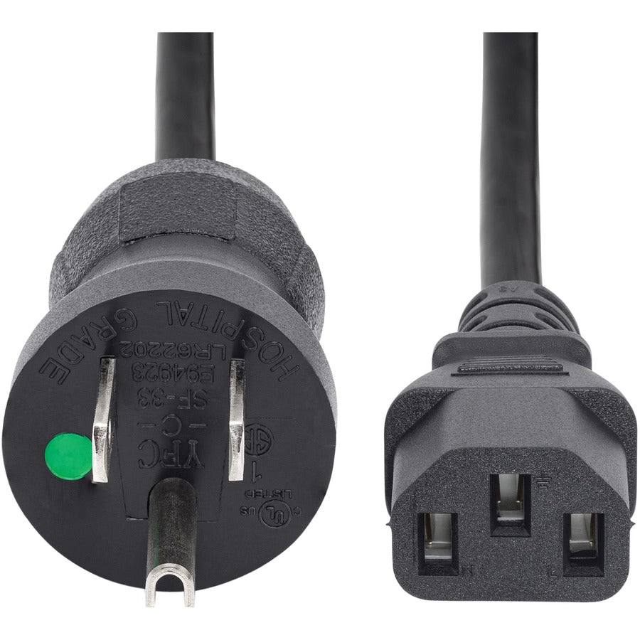Startech.Com Hospital-Grade Power Cord - Nema 5-15P To C13 - 3 Ft.