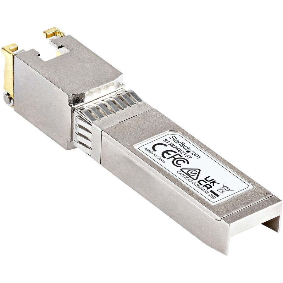 Startech.Com Hpe 813874-B21 Compatible Sfp+ Module - 10Gbase-T - Sfp To Rj45 Cat6/Cat5E - 10Ge