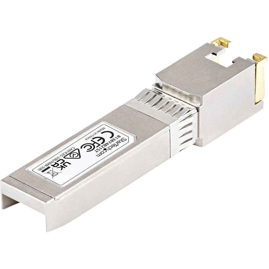 Startech.Com Hpe 813874-B21 Compatible Sfp+ Module - 10Gbase-T - Sfp To Rj45 Cat6/Cat5E - 10Ge