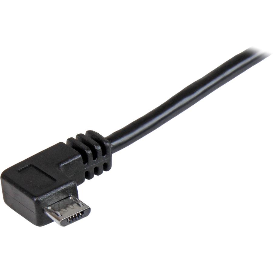 Startech.Com Micro-Usb Charge-And-Sync Cable M/M - Right-Angle Micro-Usb - 24 Awg - 2 M (6 Ft.)