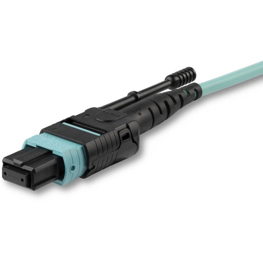 Startech.Com Mpo/Mtp Fiber Optic Cable - Plenum-Rated - Om3, 40Gb - Push/Pull-Tab - 2 M (6 Ft.)