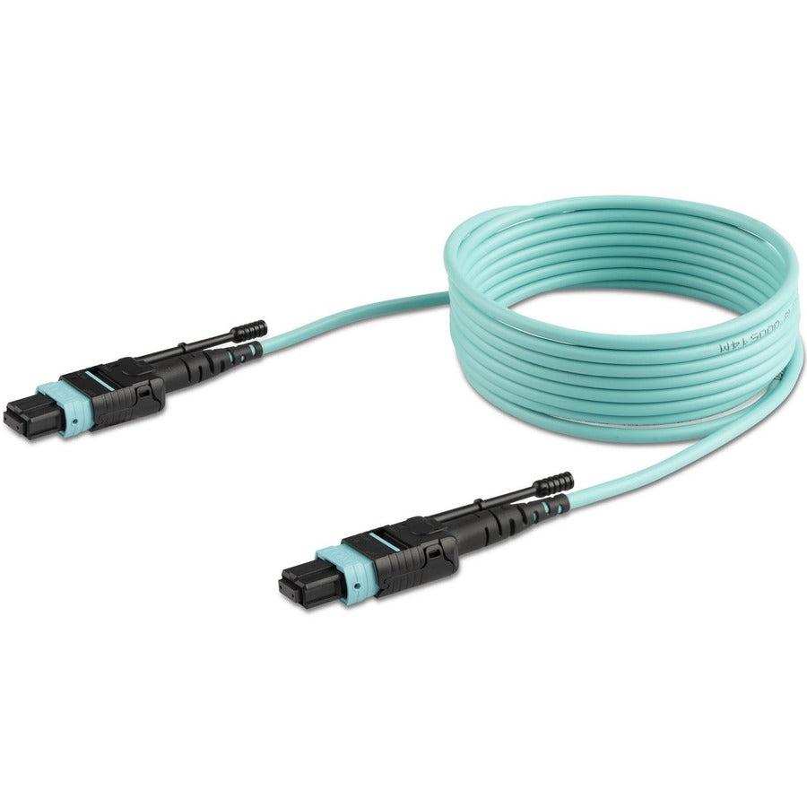 Startech.Com Mpo/Mtp Fiber Optic Cable - Plenum-Rated - Om3, 40Gb - Push/Pull-Tab - 2 M (6 Ft.)