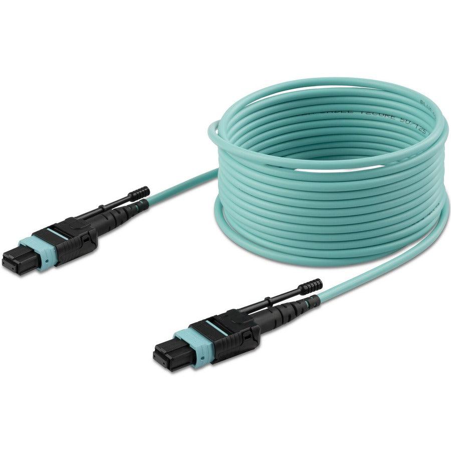 Startech.Com Mpo/Mtp Fiber Optic Cable - Plenum-Rated - Om3, 40Gb - Push/Pull-Tab - 3 M (10 Ft.)