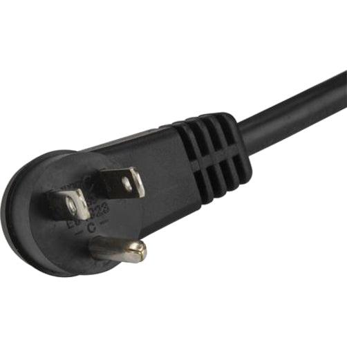 Startech.Com Power Cord - Right-Angle Nema 5-15P To C13 - 15 Ft.