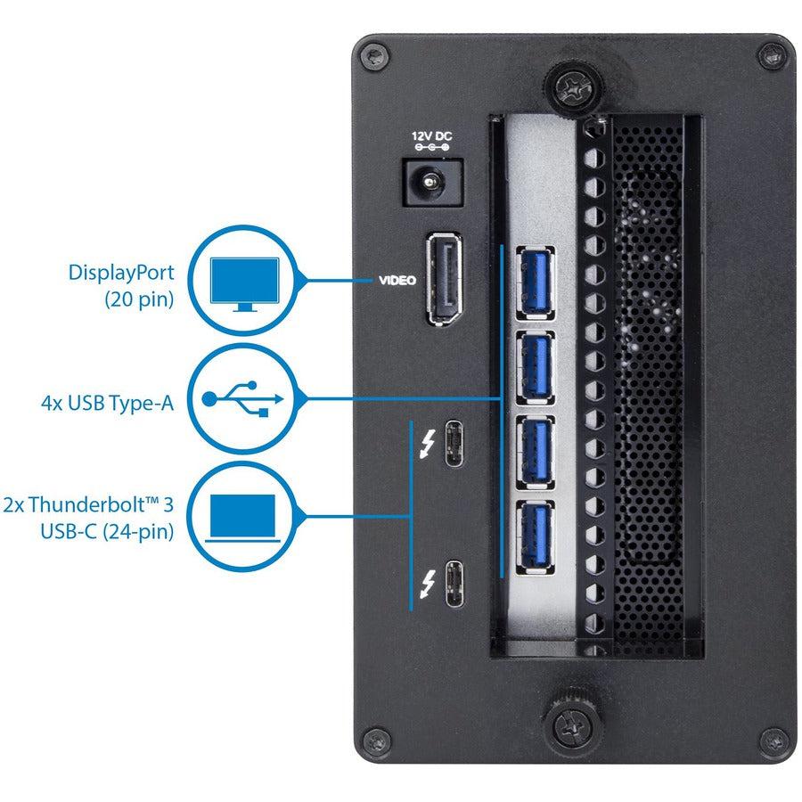 Startech.Com Thunderbolt 3 To Pcie Usb 3.1 Adapter - Thunderbolt 3 Pcie Expansion - Chassis + Card