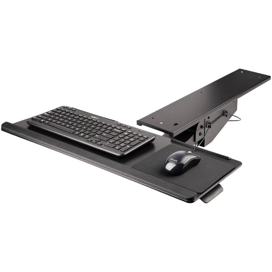 Startech.Com Under Desk Keyboard Tray - Full Motion & Height Adjustable Keyboard And Mouse Tray,