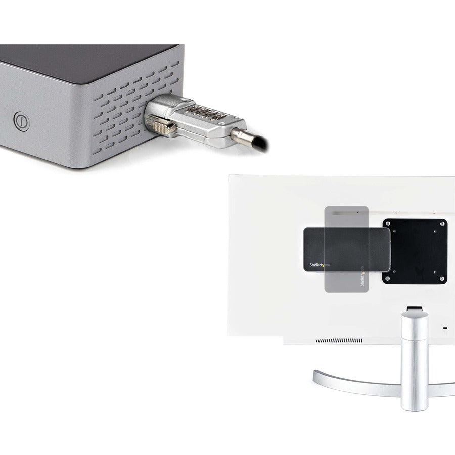 Startech.Com Usb C Dock - 4K 60Hz Quad Monitor Displayport & Hdmi - Universal Usb-C Docking