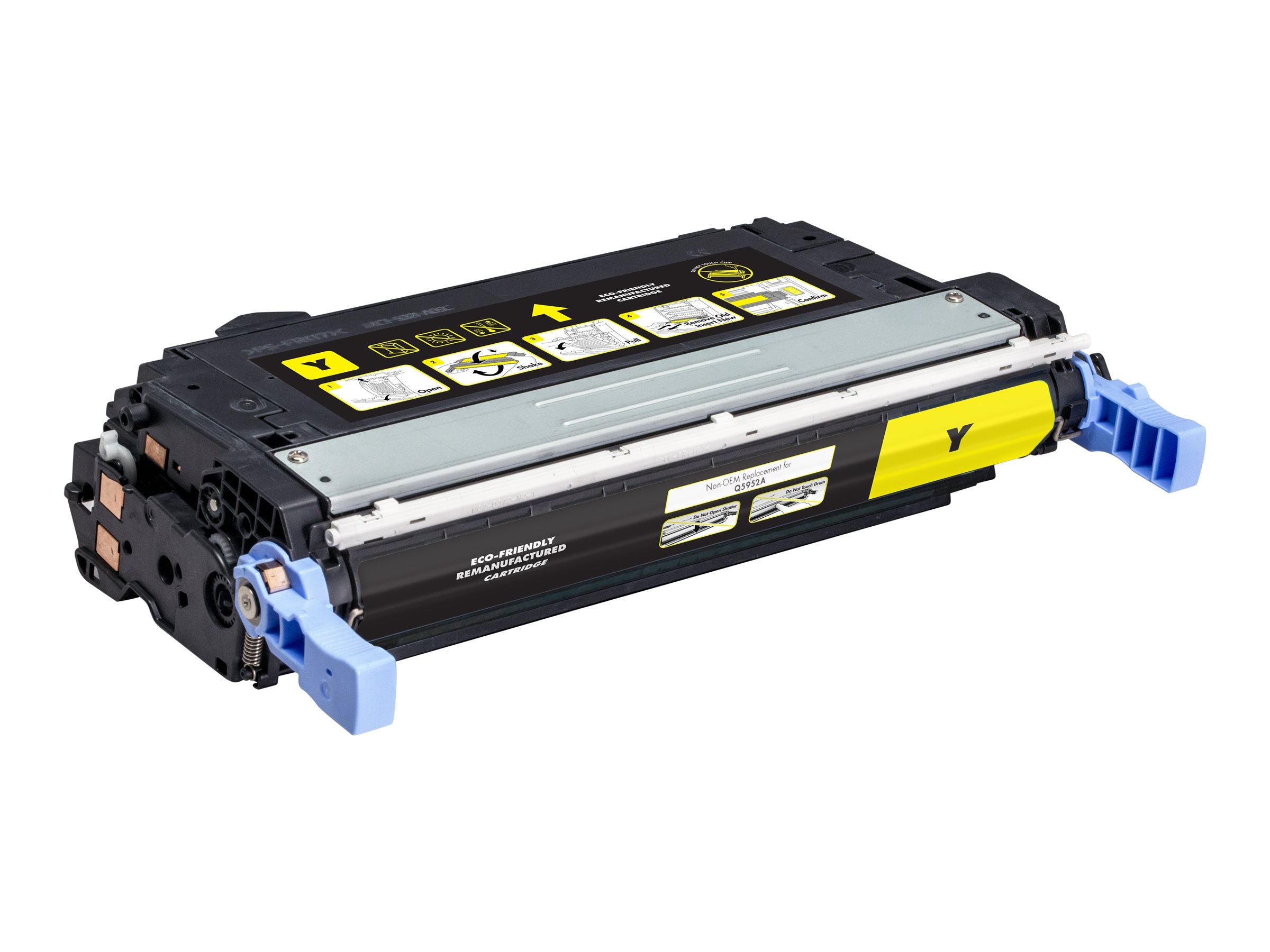 Static Control - Yellow - compatible - box - remanufactured - toner cartridge (alternative for: HP 643A) - for HP Color