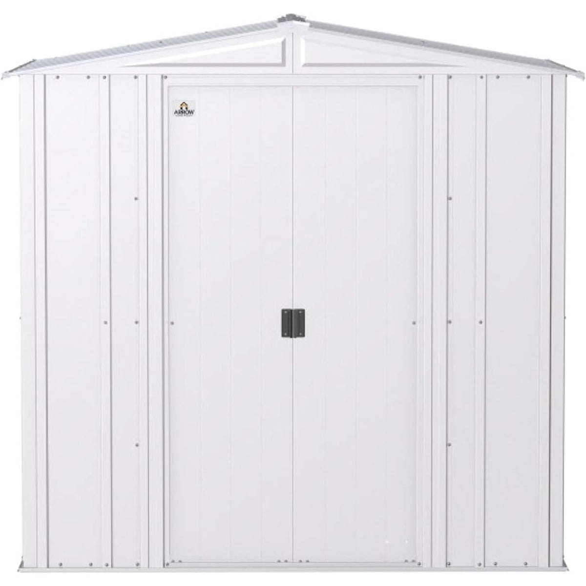 Steel Storage Shed 6x5 Flute Grey Outdoor Garden Shed