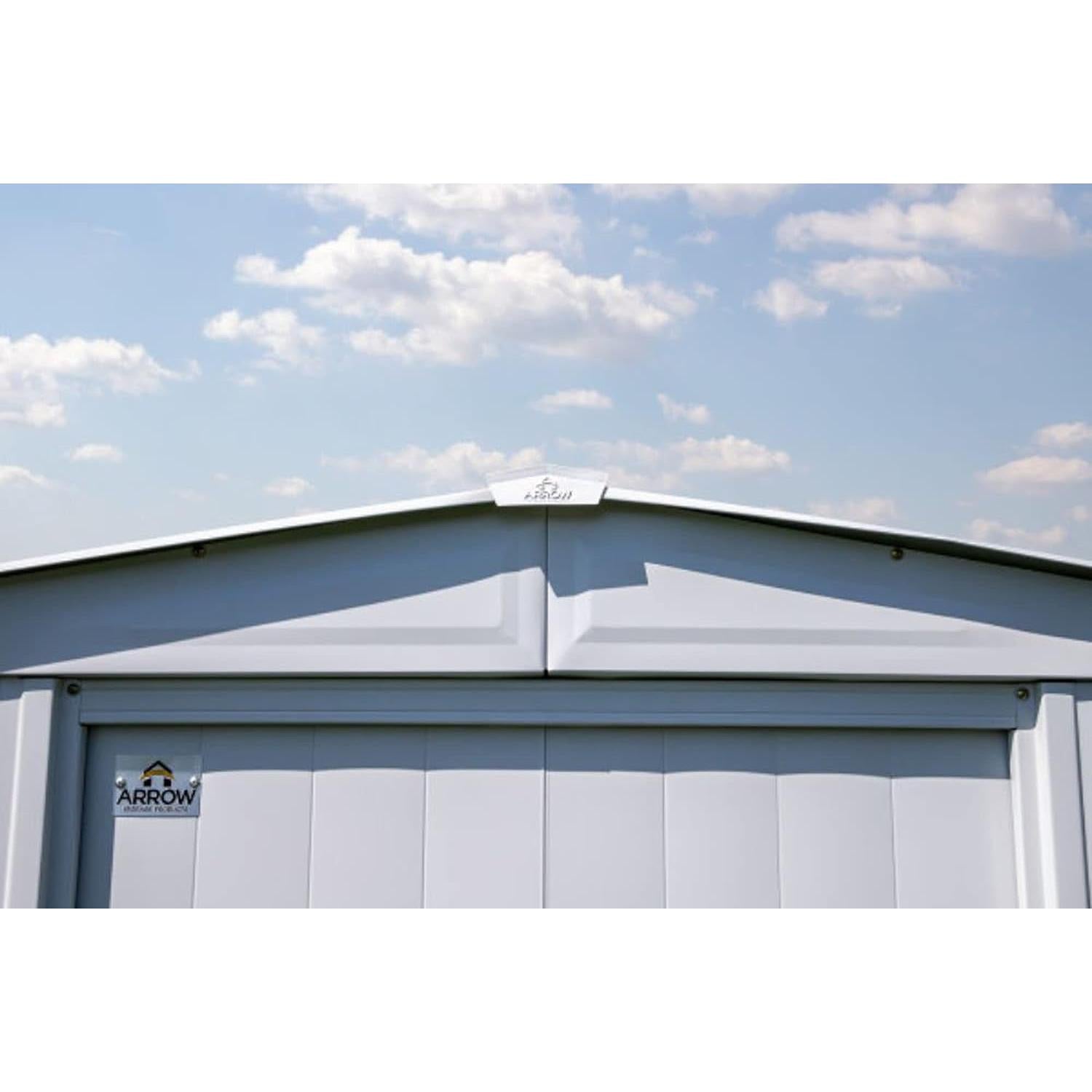 Steel Storage Shed 6x5 Flute Grey Outdoor Garden Shed
