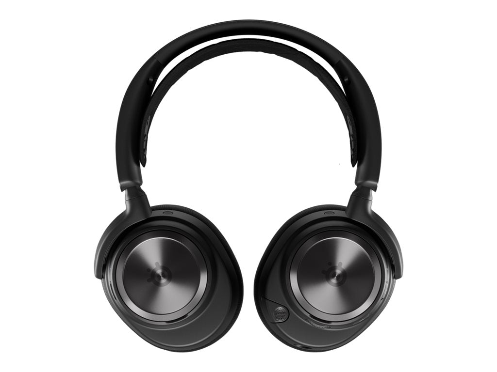 SteelSeries Arctis Nova Pro Wireless - Headset system - full size - Bluetooth / 2.4 GHz radio frequency - wireless -